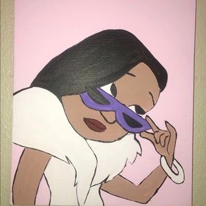 9x11 inch handpainted acrylic painting